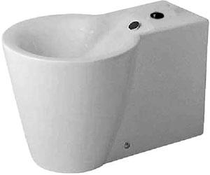 Биде напольное, 410х640мм, с 1 отв.д/смесит., крепёж к полу в компл., Starck 1 ZZ