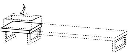 Столешница 1200х550 мм, отв.д/раковины слева. цв.белый глянец, X-Large ZZ