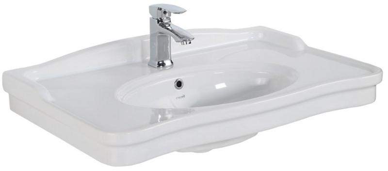 Раковина-столешница Antik 80*50 см, для установки с ножками ZZ