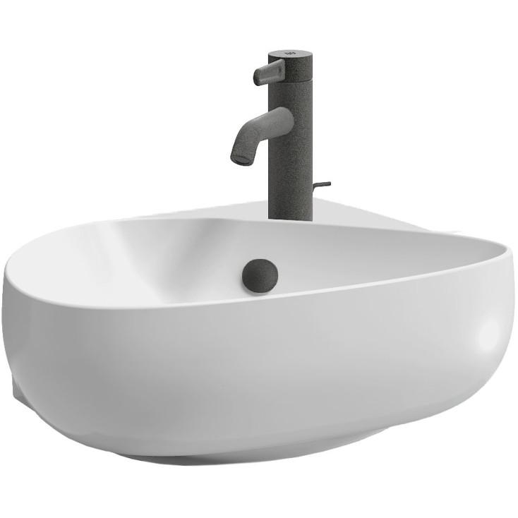 Раковина - Рукомойник 45x36 см с отверстием под смеситель, белый, NOUVELLE VAGUE ZZ