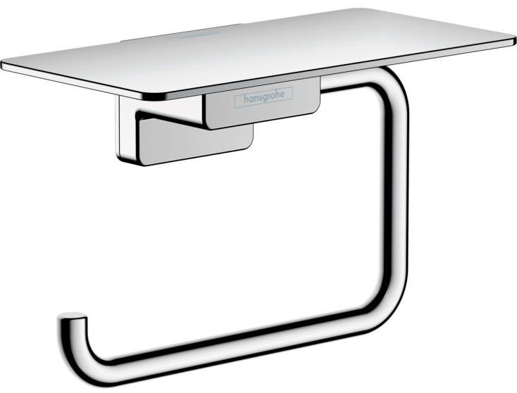 Держатель для туалетной бумаги, с полкой, (цв.хром), AddStoris