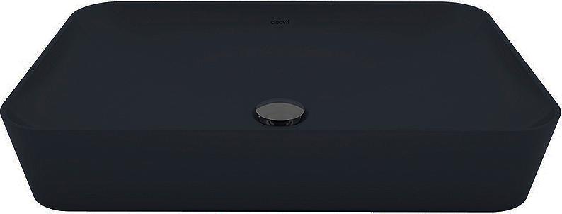 Раковина мебельная накладная 40*60 см,  цвет черный матовый UL060.H0000, ZZ