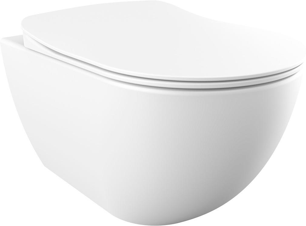 Унитаз подвесной безободковый FE322.G0100, БЕЗ сиденья, цвет белый матовый ZZ