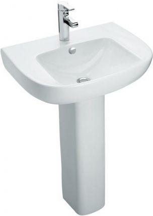 Раковина Odeon Up 600*490*135 мм, 1 отв. д/смес., c хром. заглушкой Е4061, без крепежа ZZ