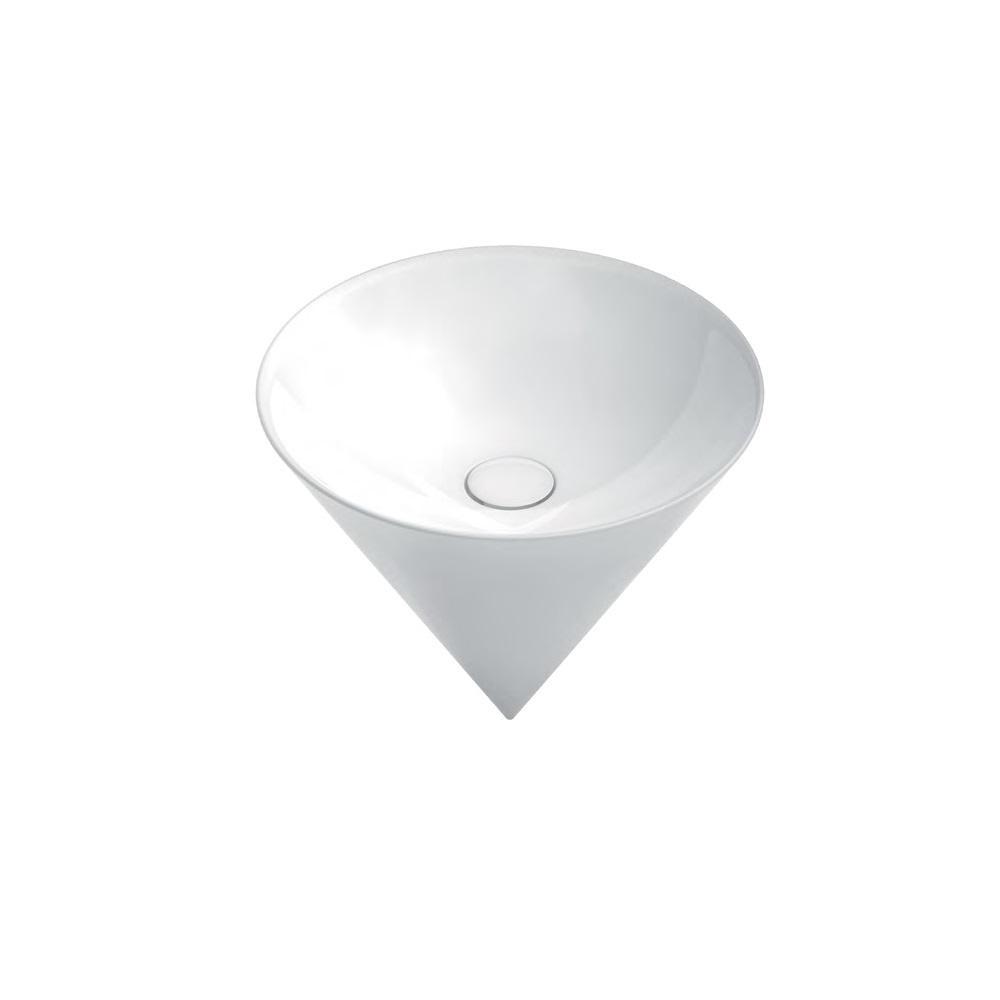 Раковина CONO 44, подвесная CONO, цв. белый,  ZZ