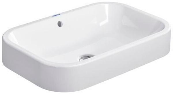 Раковина на столешницу 600х400 мм, с переливом, крепёж в компл., Happy D.2 ZZ