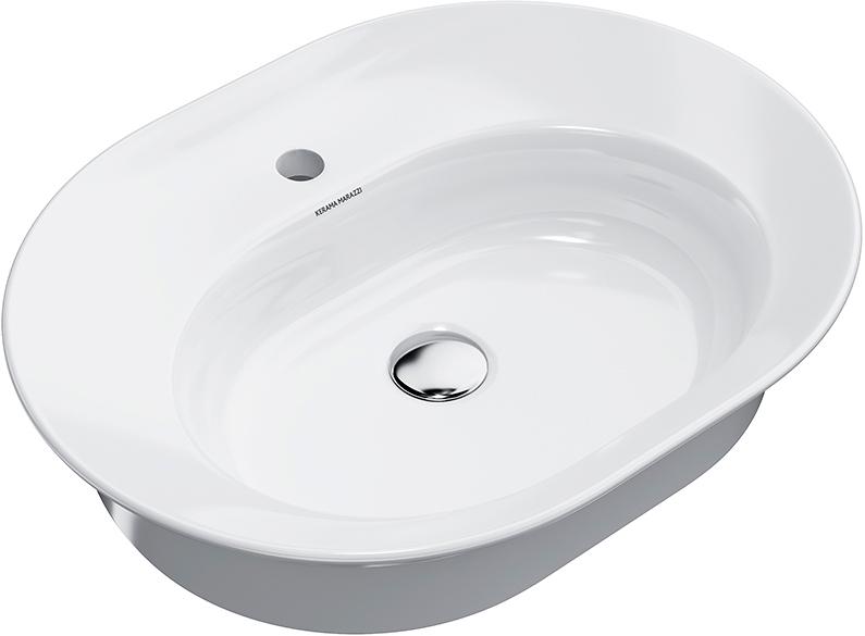 Раковина-чаша CANALETTO  60 см, БЕЗ сифона, белая