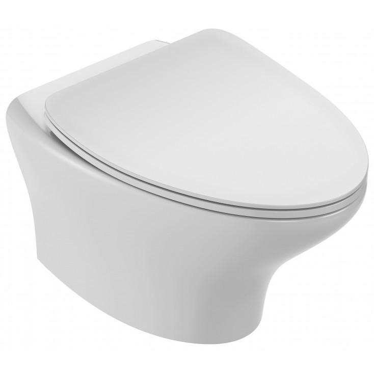 Подвесной унитаз Nouvelle Vague, безободковый, БЕЗ крышки-сиденья (E20069-00) ZZ