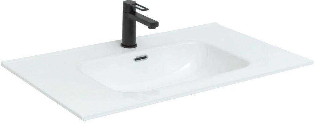 Раковина-столешница 80 см, для мебели Алвита/Джейн,(без тумбы не продается), цв. белый