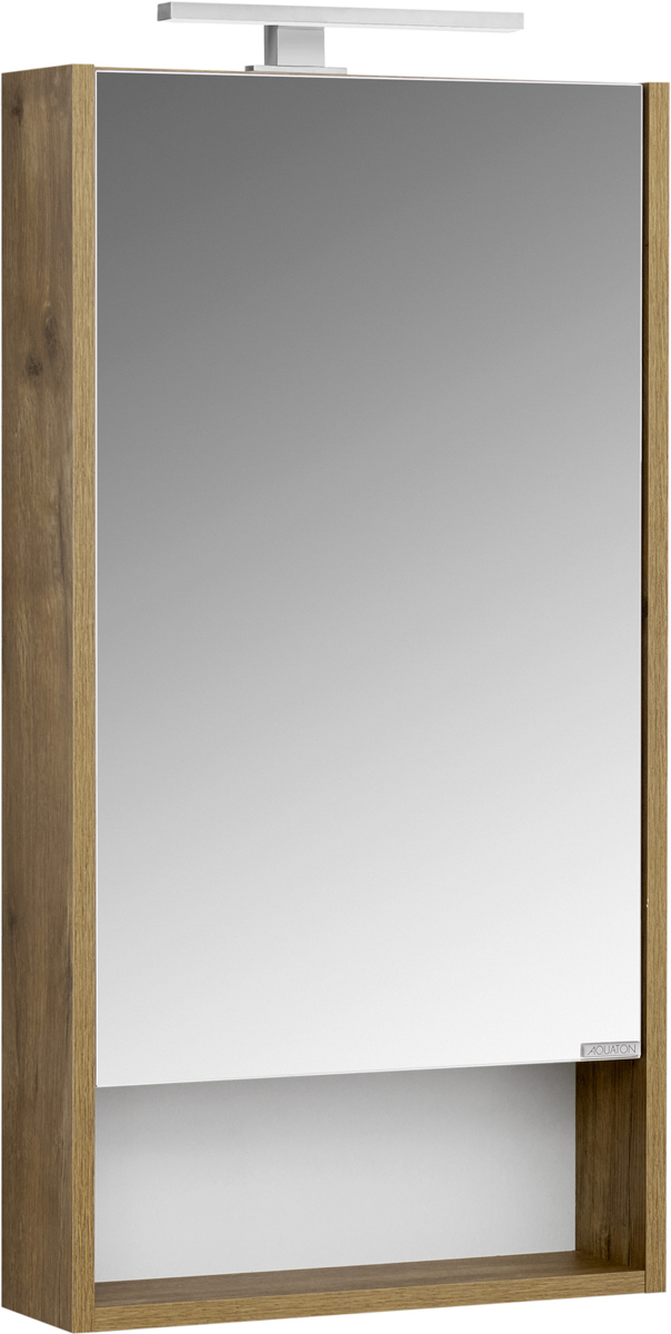 Зеркало-шкаф AQUATON Сканди 45 дуб рустикальный,45x13x85 см, ZZ