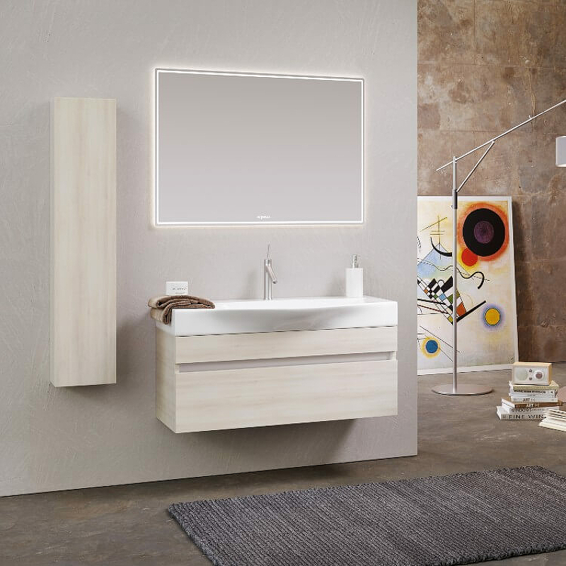 Зеркало 700х1000х30 мм со светодиодной подсветкой, сенсорным выключателем и регулятором освещенности ZZ