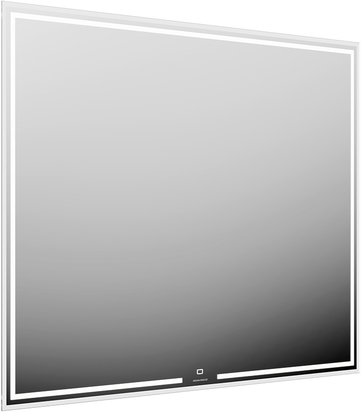 Зеркало с подсветкой 100 см (ш)*80 см (в), прямоугольное, со встроенным диммером
