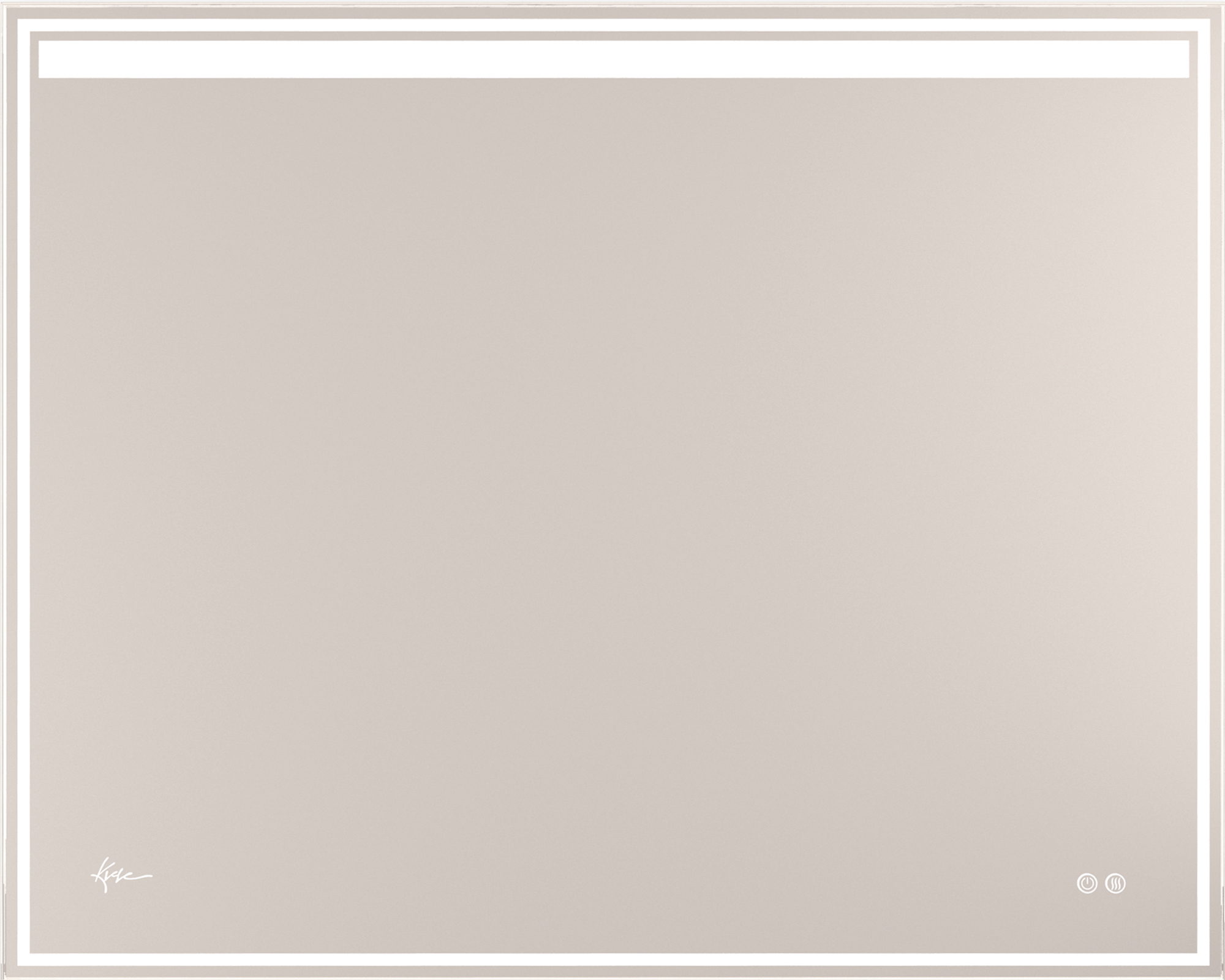 Зеркало прямоугольное 600х800 мм с подсветкой и подогревом Galaxy KL