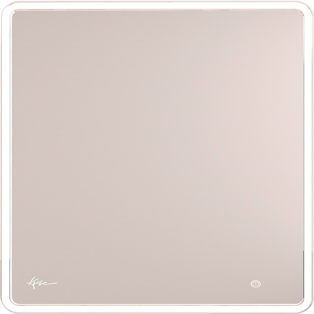 Зеркало квадратное 800х800 мм с подсветкой и подогревом, MILAN (Venecia) KL