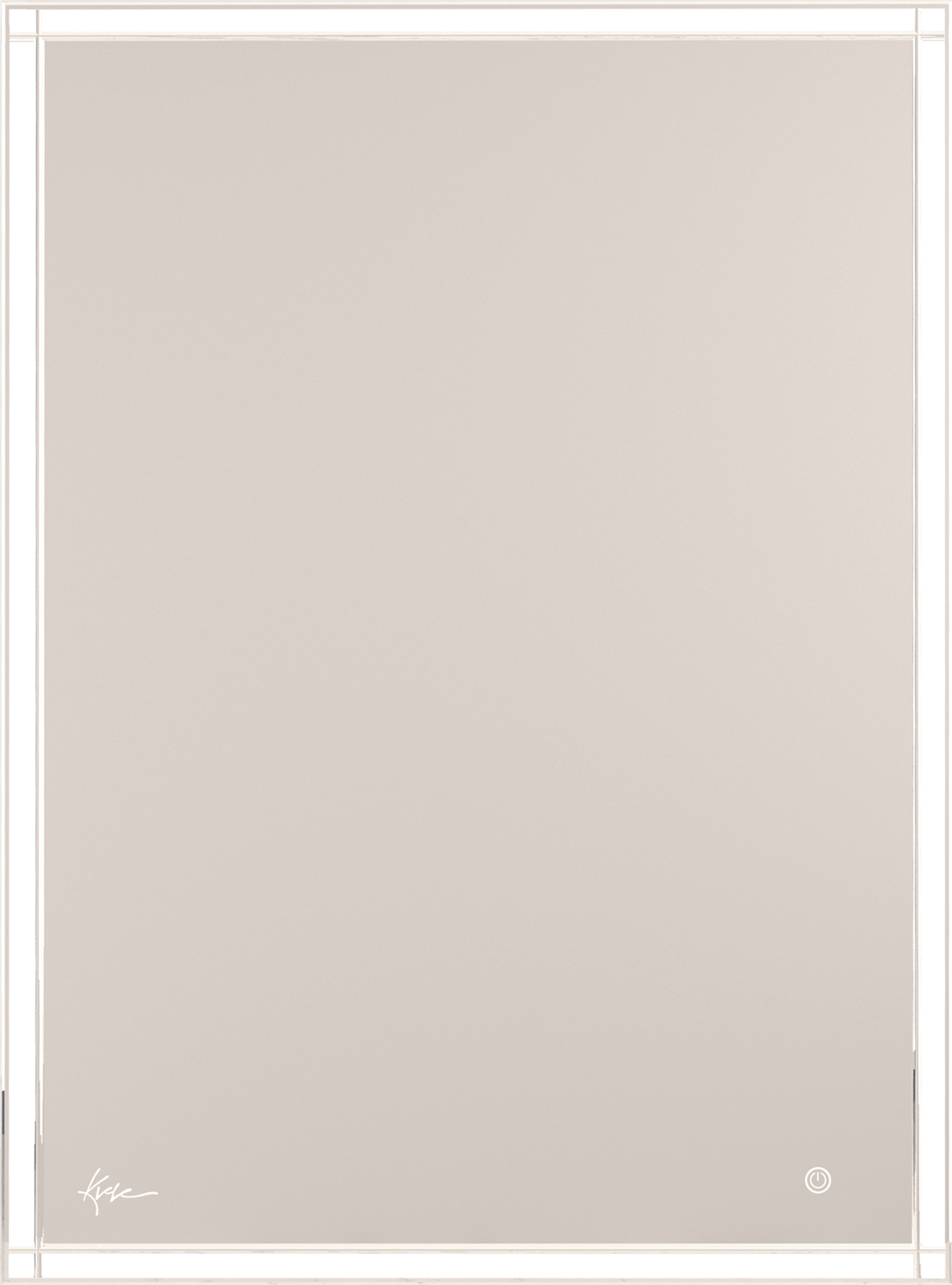 Зеркало прямоугольное 600х800 мм с подсветкой и без подогрева,VERONA  (Verona Lux) ZZ