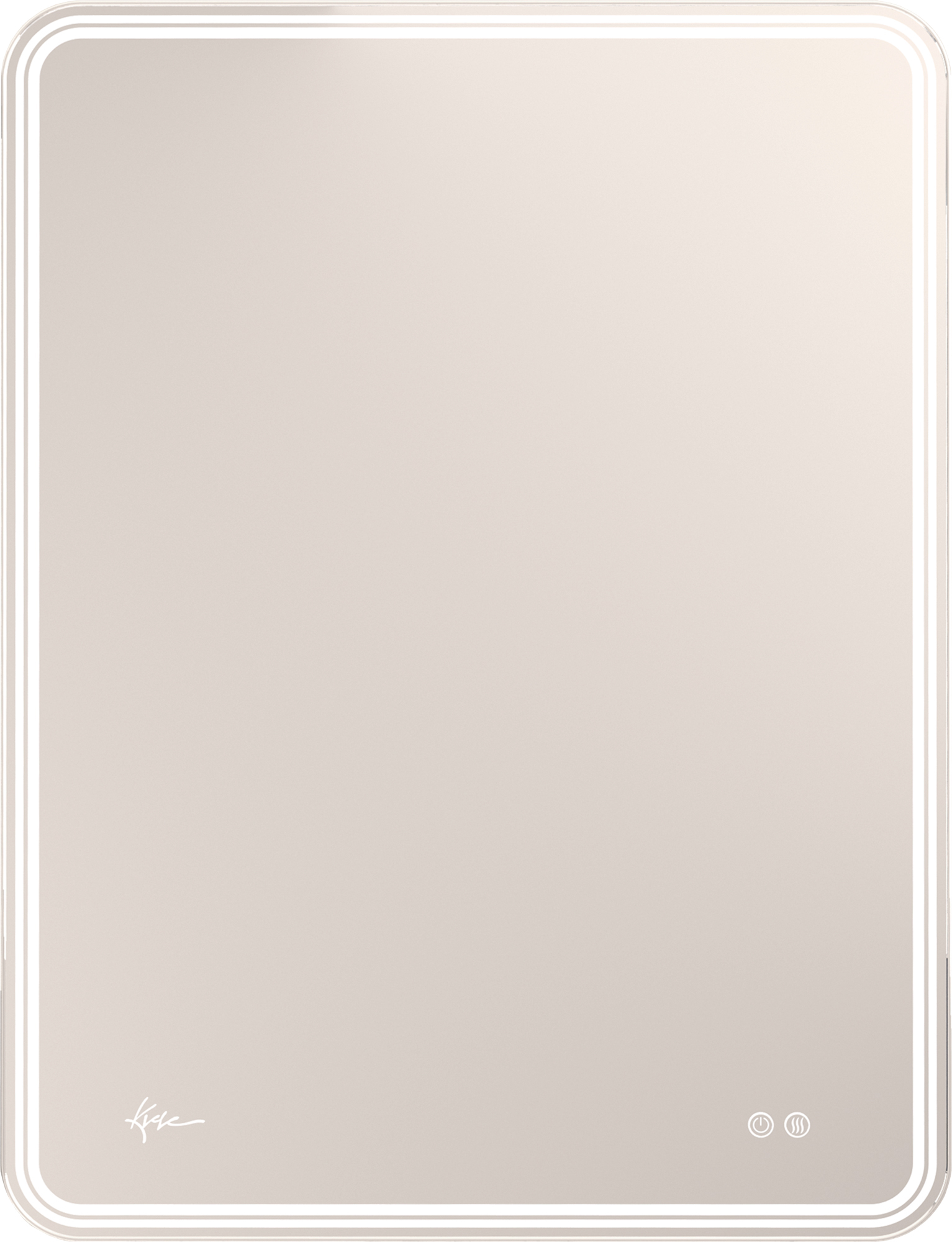 Зеркало квадратное 800х800 мм с подсветкой и подогревом, Malta KL