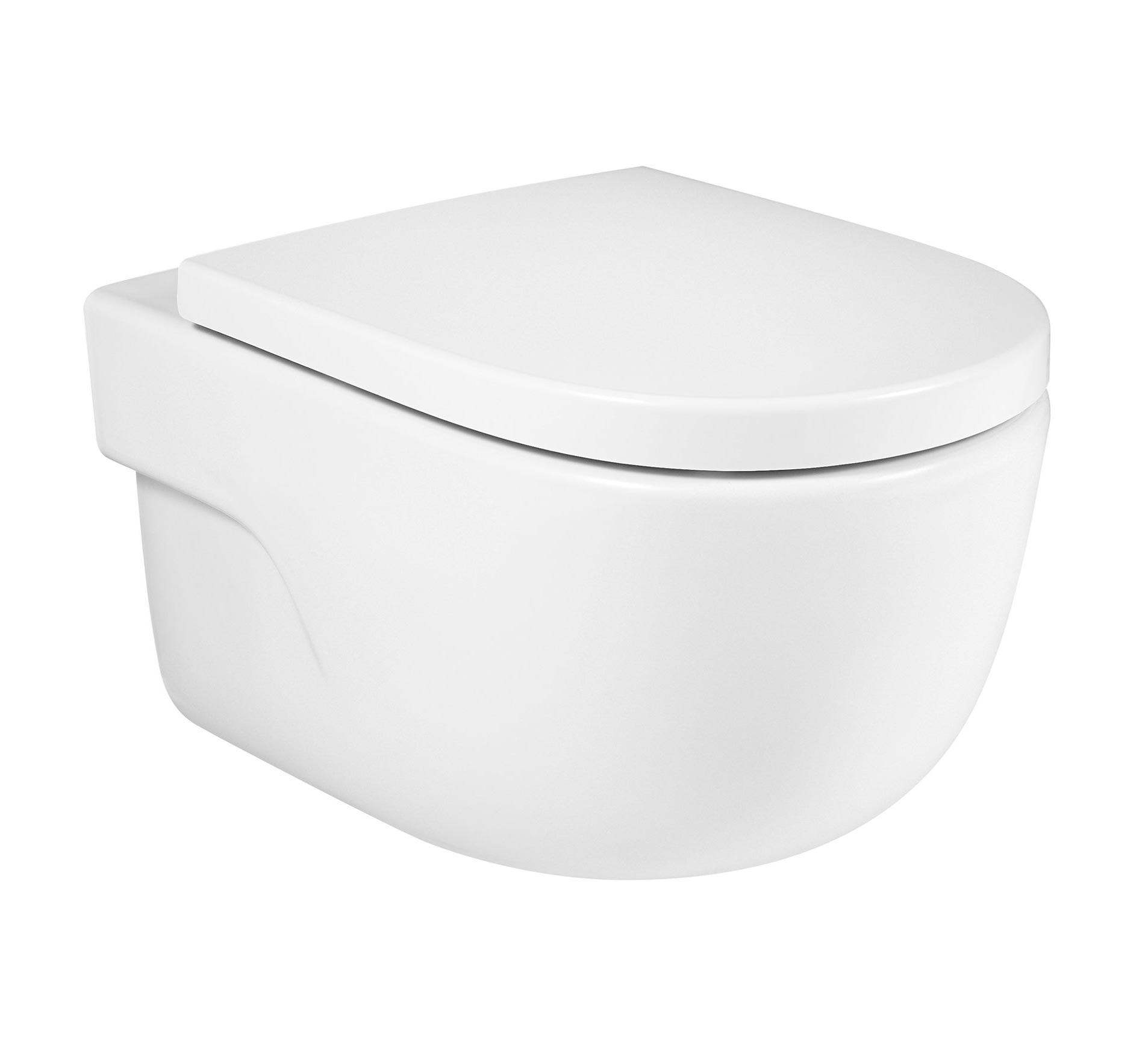 Унитаз подвесной, безободковый, MERIDIAN-N, БЕЗ крышки ZZ