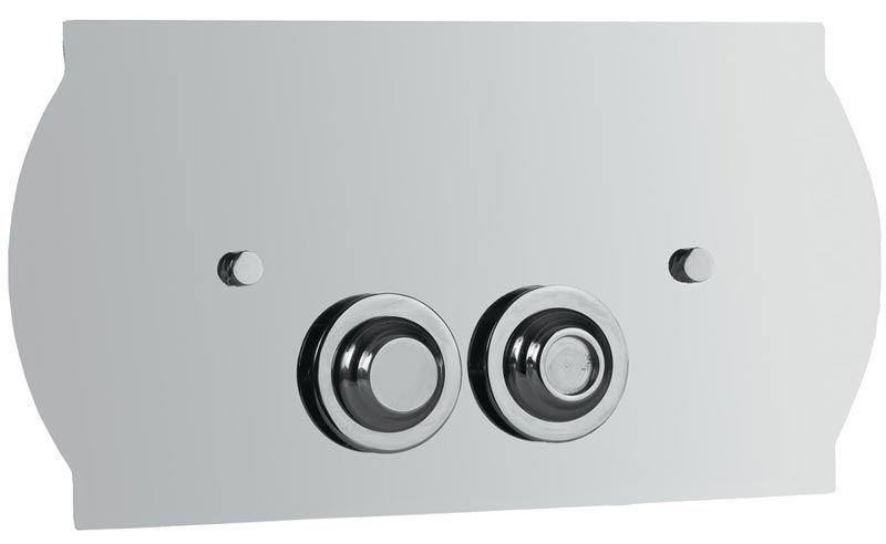 Клавиша двойного смыва Brillante, латунь, цвет хром  ZZ