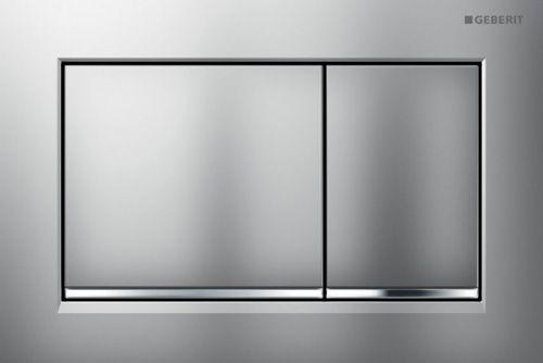 Клавиша смыва, (цв.хром матовый/обод на кнопке хром глянцевый), Omega30 ZZ