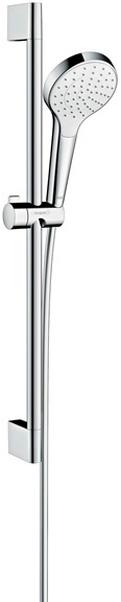 Душевая стойка h 65см, лейка, шланг 1,6м в компл., (цв.белый/хром), Crometta Croma Select S 1jet