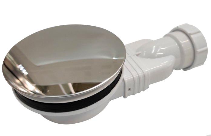 Сифон для литьевых поддонов Квадро/Эклипс/Пента/Атриум, цв.хром ZZ