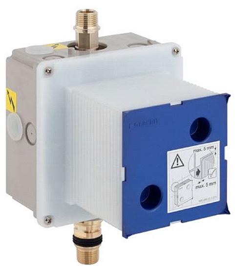 Блок управления смывом писсуара, д/скрытого монтажа в капит.стены, д/электр. и пневмо клавиш Geberit ZZ