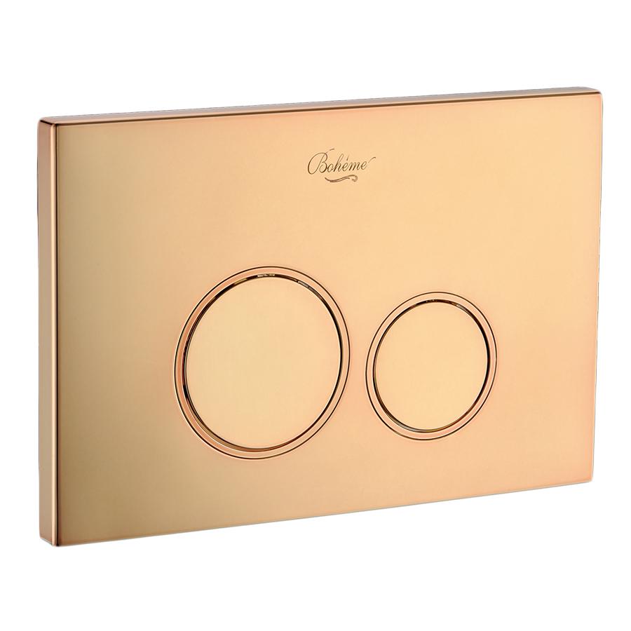 Клавиша двойного смыва, цвет золото ZZ