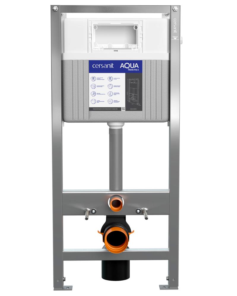 Инсталляция для подвесного унитаза пневматическая Cersanit Aqua Prime P 50Z, арт. 63476, БЕЗ кнопки, ZZ