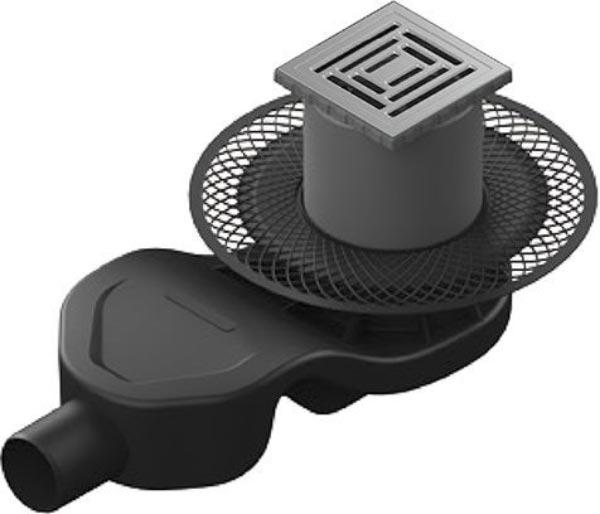 Душевой трап Berges Wasserhaus Platz Uno 10x10 см ZZ