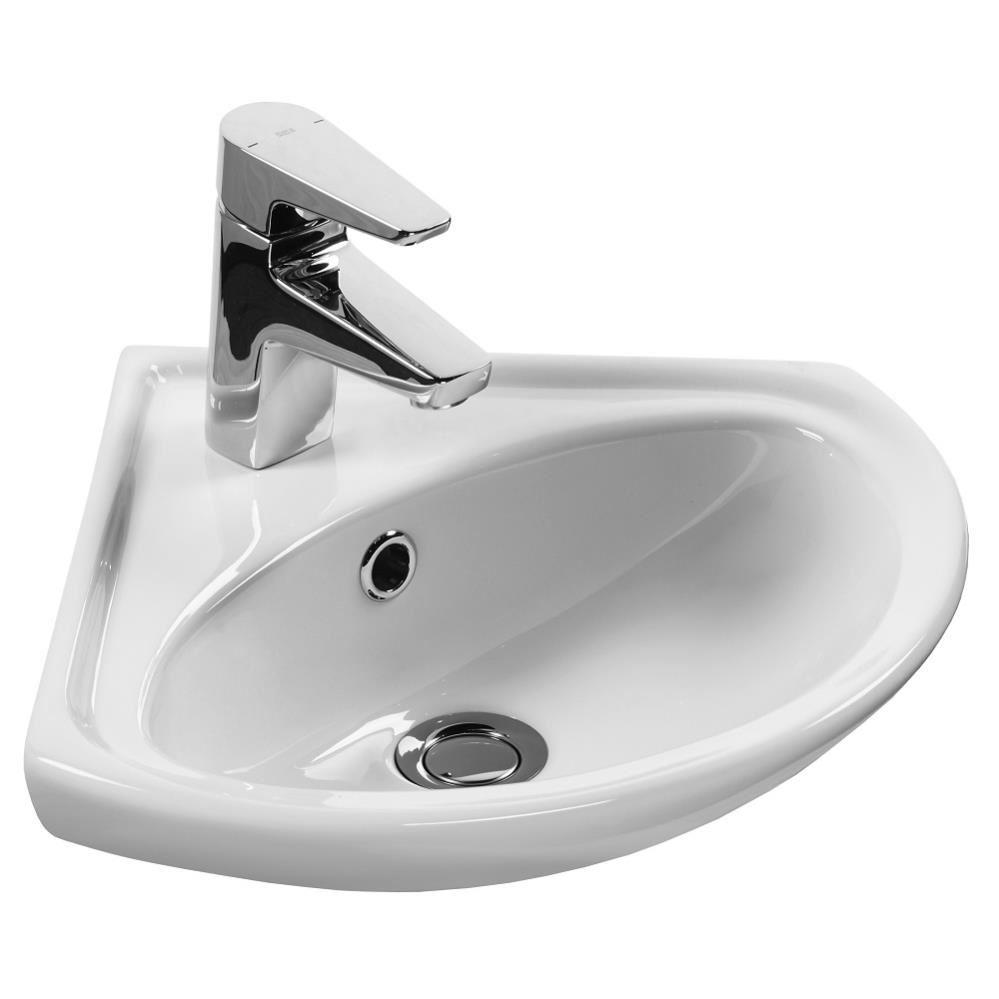 Раковина угловая Ирис-36 с 1 отв., цвет белый ZZ