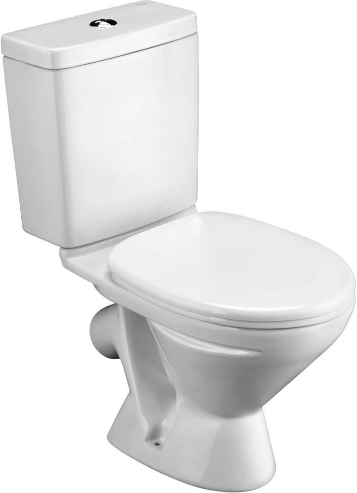 Унитаз-компакт "Лига", косой выход, сиденье полипропилен, крепление в комплекте ZZ