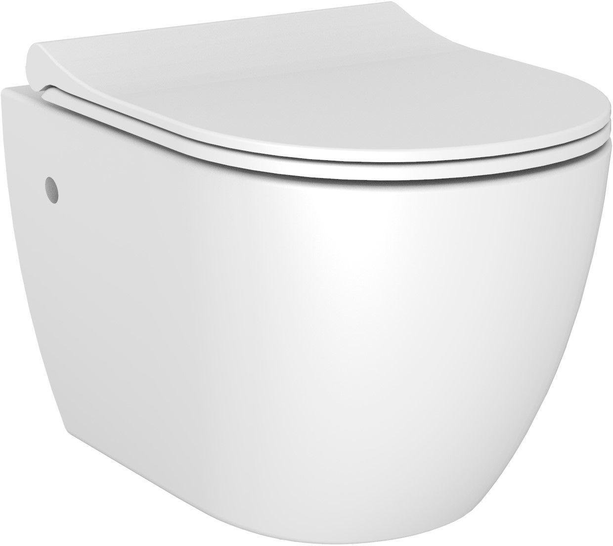 Подвесной унитаз Merlingen, c крышкой-сиденьем микролифт, белый ZZ
