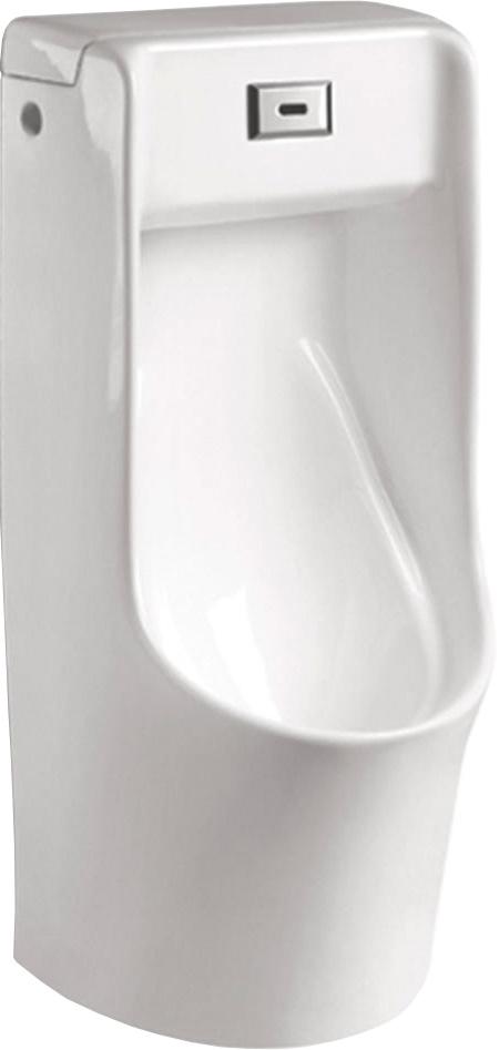 Писсуар со встроенным электронным сенсором системы смыва, питание от батарейки, сифон в комплекте ZZ
