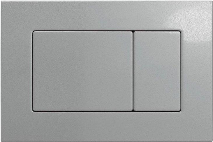 Клавиша ATOM, для инсталляции ATOM, двойной смыв, цв. матовый хром, ZZ