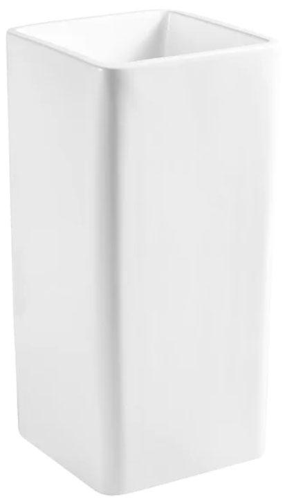 Раковина прямоугольная напольная SL-4013, 40,5x40,5х84 см, цв. белый, ZZ