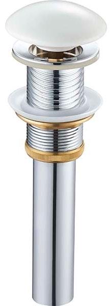 Донный клапан без перелива, цв.белый ZZ