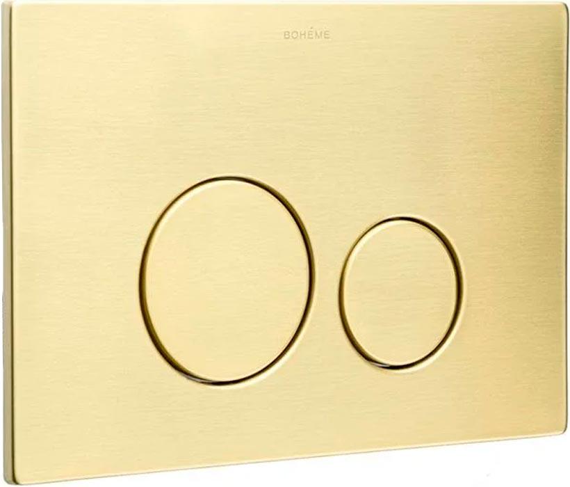 Клавиша двойного смыва MATT GOLD для инсталляций Geberit ульраплоская, цв. матовое золото, ZZ