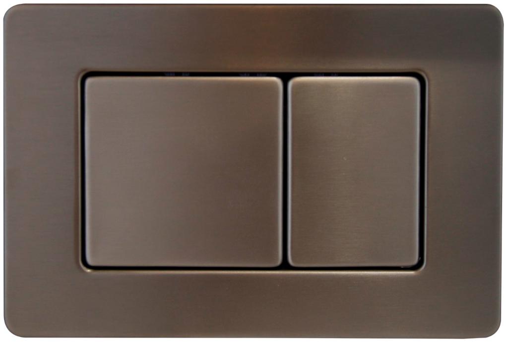 Клавиша двойного смыва GUN METAL для инсталляций GEBERIT (серии 300, 320, 361, 362, 796), цв цв. серый матовый, ZZ