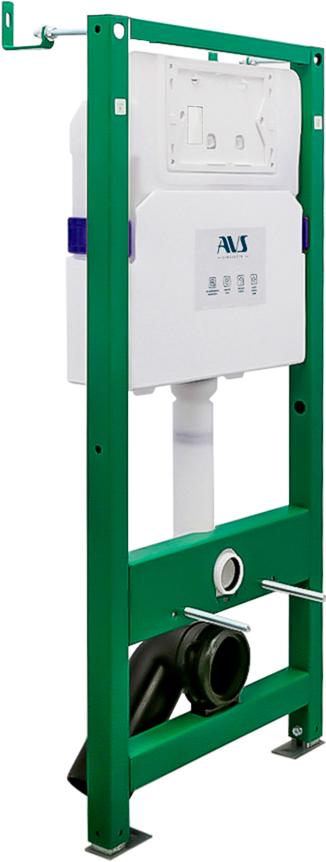 Инсталляция для унитаза, смывной бачок в комплекте, БЕЗ клавиши смыва