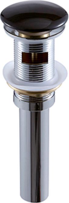 Донный клапан нажимной click/clack, цв.черный ZZ