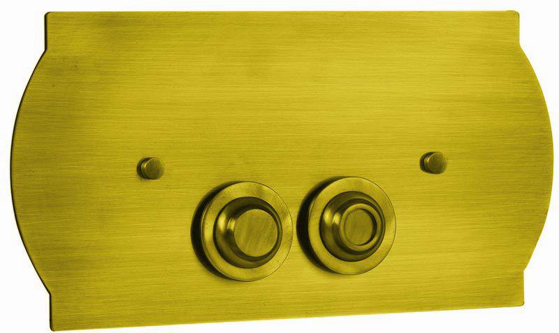 Клавиша двойного смыва Imperiale, латунь, цвет золото  ZZ