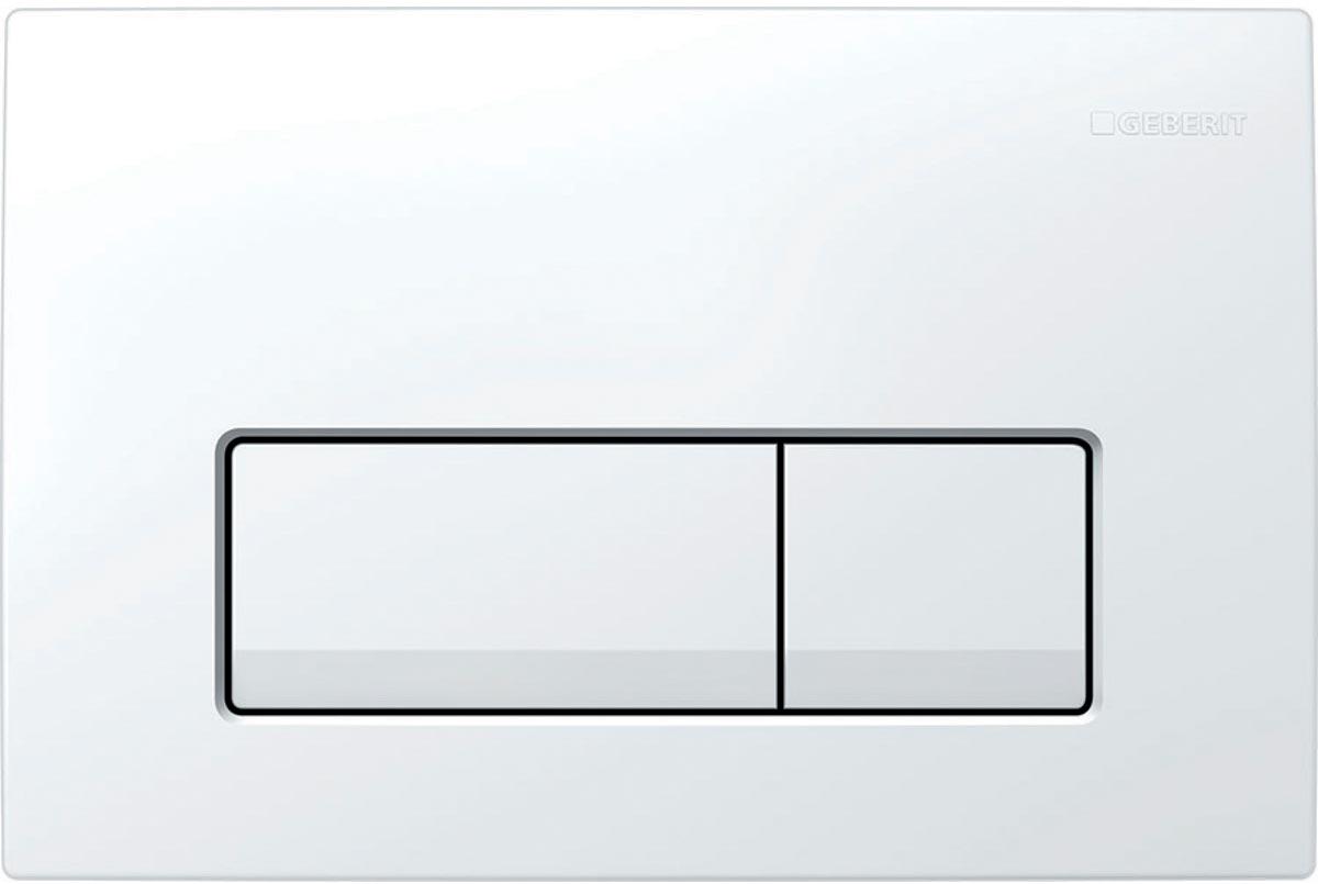 Клавиша смыва монтажного элемента для инсталляции 111.153.00.1, (пластик белая), Delta 51 ZZ