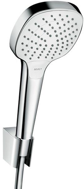 Душевой набор (ручной душ три типа струи, держатель, шланг 1,25м), Croma Select E Vari ZZ