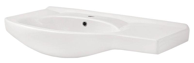 Раковина Коралл 82см  (крыло справа),  белая ZZ