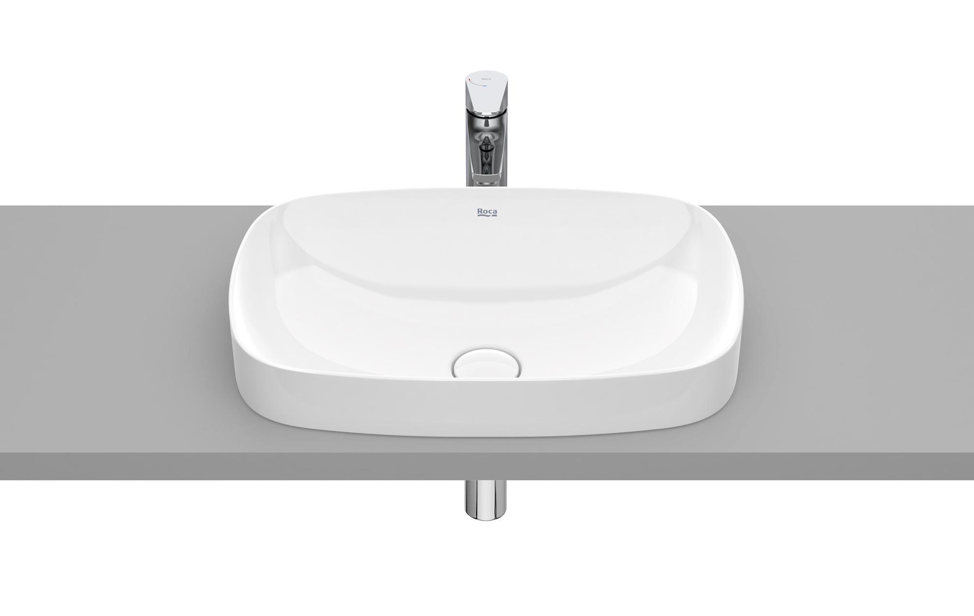 Раковина накладная на столешницу INSPIRA SOFT, 550х370 мм, KL