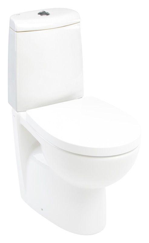 Бачок для напольног унитаза VICTORIA NORD, слив 3/6л., нижн.подв., кнопка хром