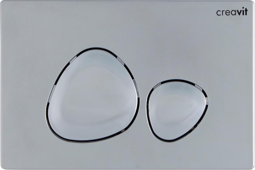 Кнопка смыва SPA для инсталляций арт.GR5003.01, двойная, матовый хром ZZ