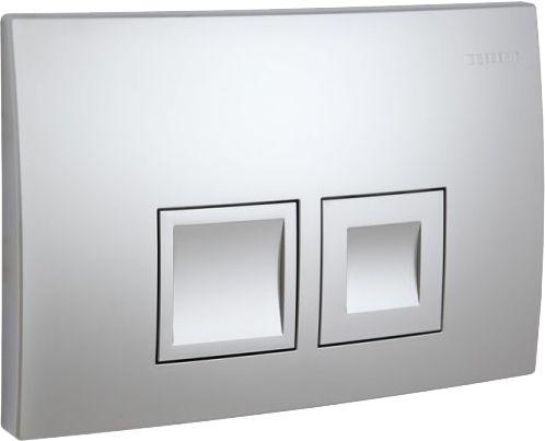 Клавиша двойного смыва "Delta50" для инсталляции арт.458.160.00.1, цвет хром матовый ZZ