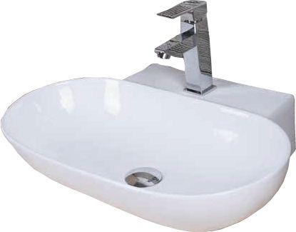 Раковина-чаша Pisa 56x40x12,5 см, БЕЗ сифона, белая XX