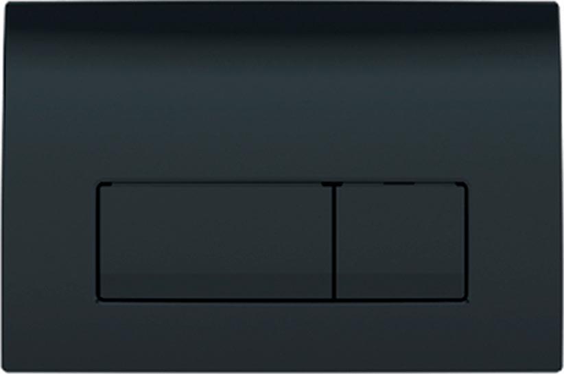 Клавиша смыва монтажного элемента для инсталляции 111.153.00.1,DELTA51 пластик (черный глянцевый), ZZ